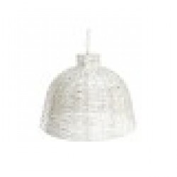 Полилей DKD Home Decor Златен Бял Желязо 50 W (51 x 51 x 38 cm) - Corpuri de iluminat