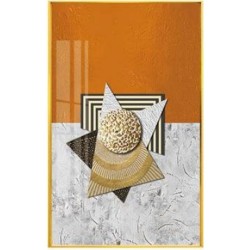 Картина DKD Home Decor Алуминий Абстрактен Дървен MDF (80 x 3 x 120 cm) - Veioze