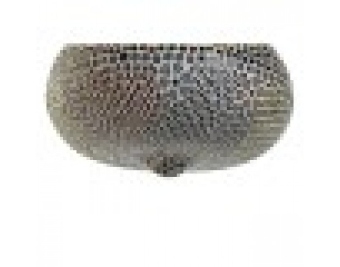 Полилей DKD Home Decor 32 x 32 x 26 cm Кристал Многоцветен 25 W (2 броя)
