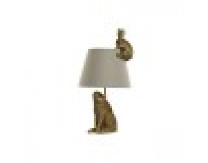 Настолна лампа Home ESPRIT Бежов Златен Смола 50 W 220 V 30 x 30 x 58 cm