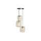 Полилей DKD Home Decor Черен Кафяв 220 V 50 W (43 x 43 x 100 cm)