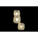 Полилей DKD Home Decor Черен Кафяв 220 V 50 W (43 x 43 x 100 cm)