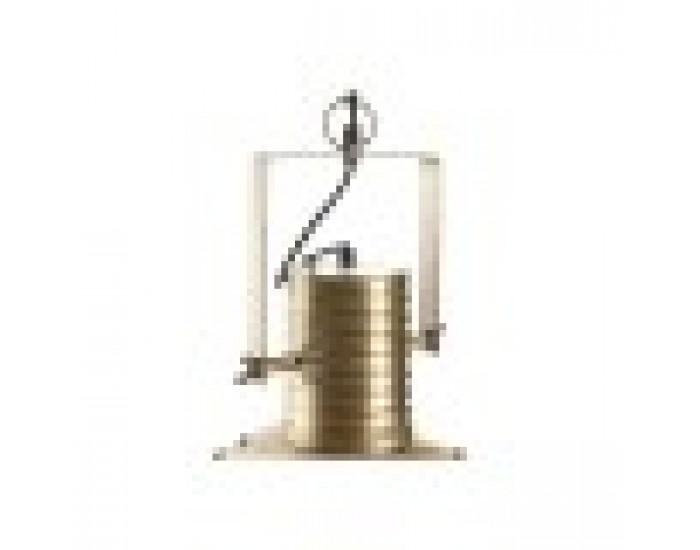 Полилей DKD Home Decor Златен 50 W (43 x 43 x 61 cm)