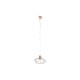 Полилей DKD Home Decor Сребрист Черен Сив Розов Метал Бял 50 W 60 W Бор (34 x 34 x 21 cm) (4 броя)