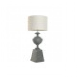 Настолна лампа Home ESPRIT Бял Сив Смола 35,5 x 35,5 x 79 cm - Corpuri de iluminat