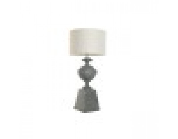 Настолна лампа Home ESPRIT Бял Сив Смола 35,5 x 35,5 x 79 cm