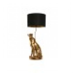 Настолна лампа Home ESPRIT Черен Златен 33 x 33 x 78,5 cm - Corpuri de iluminat