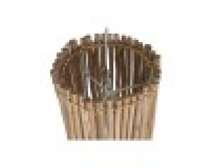 Полилей Home ESPRIT Бял Естествен Евкалиптово дърво 50 W 20 x 20 x 40 cm