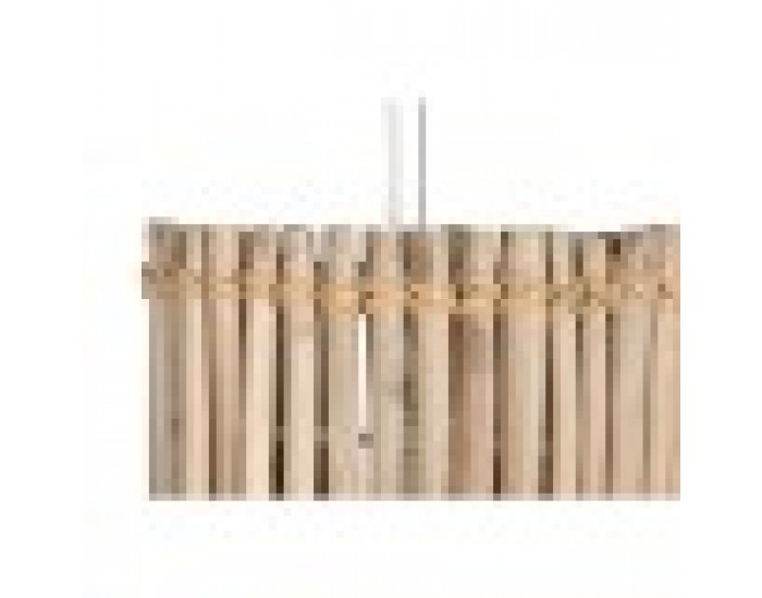 Полилей Home ESPRIT Бял Естествен Евкалиптово дърво 50 W 20 x 20 x 40 cm