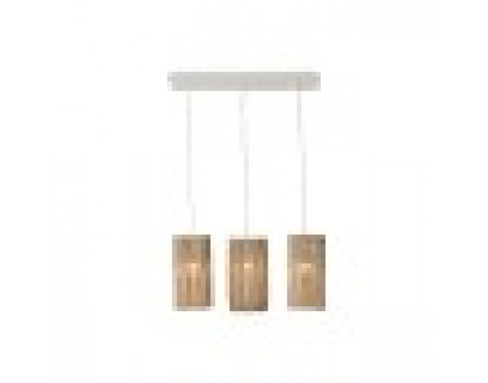 Полилей Home ESPRIT Бял Естествен Евкалиптово дърво 50 W 20 x 20 x 40 cm