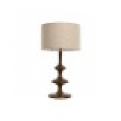 Настолна лампа Home ESPRIT Кафяв Бежов Дърво манго 50 W 220 V 40 x 40 x 70 cm 40 X 40 X 68 CM - Corpuri de iluminat