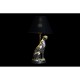 Настолна лампа DKD Home Decor Сребрист Черен Златен Колониален 220 V 50 W (26 x 26 x 46 cm) (2 броя)