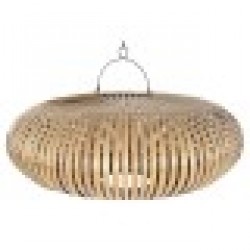 Купол на Лампа Home ESPRIT Естествен Бамбук 80 x 80 x 33 cm - Veioze