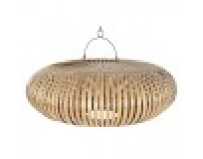 Купол на Лампа Home ESPRIT Естествен Бамбук 80 x 80 x 33 cm
