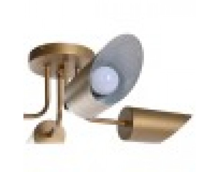 Полилей DKD Home Decor Златен Метал 50 W 70 x 70 x 20 cm