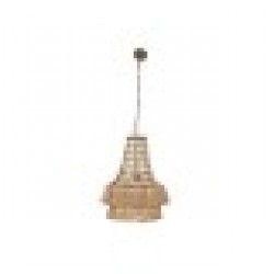 Полилей Home ESPRIT Естествен Юта Метал 50 W 50,5 x 50,5 x 148 cm - Corpuri de iluminat