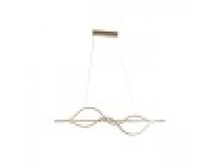Полилей Home ESPRIT Бял Златен Силикон Алуминий 55 W 120 x 10 x 30 cm
