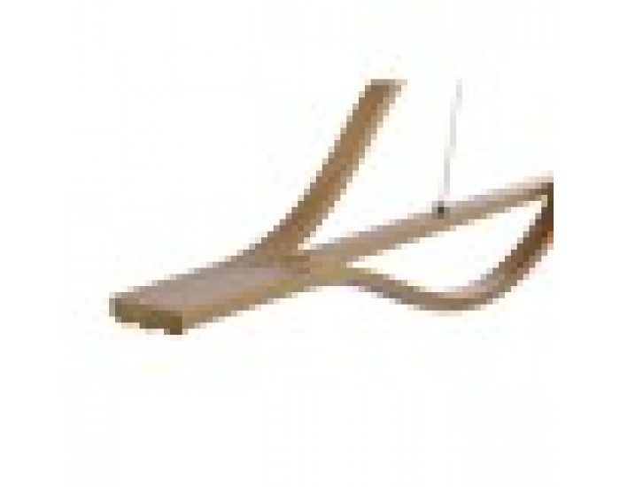 Полилей Home ESPRIT Бял Златен Силикон Алуминий 55 W 120 x 10 x 30 cm