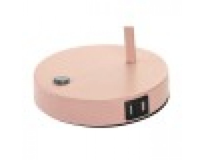 Настолна лампа DKD Home Decor Кристал Сребрист Черен Сив Розов Метал Бял 40 W 25 W (22 x 15 x 46 cm) (4 броя)