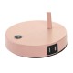 Настолна лампа DKD Home Decor Кристал Сребрист Черен Сив Розов Метал Бял 40 W 25 W (22 x 15 x 46 cm) (4 броя)