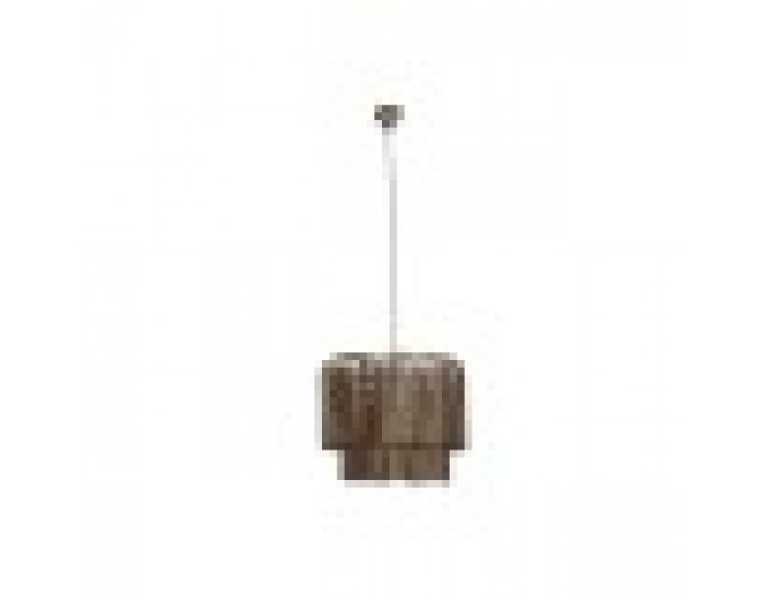 Полилей Home ESPRIT Кафяв Златен Дървен Метал Дърво манго 50 W 60 x 60 x 48 cm