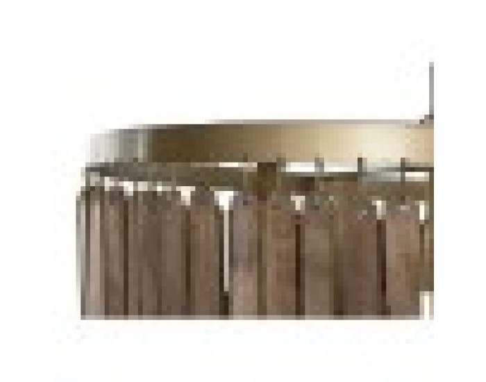 Полилей Home ESPRIT Кафяв Златен Дървен Метал Дърво манго 50 W 60 x 60 x 48 cm