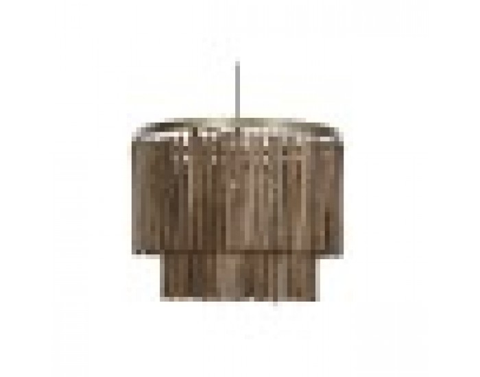 Полилей Home ESPRIT Кафяв Златен Дървен Метал Дърво манго 50 W 60 x 60 x 48 cm