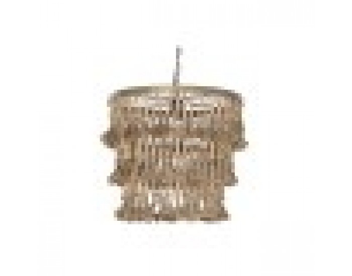 Полилей Home ESPRIT Кафяв Естествен Дървен Метал 50 W 53 x 53 x 123 cm