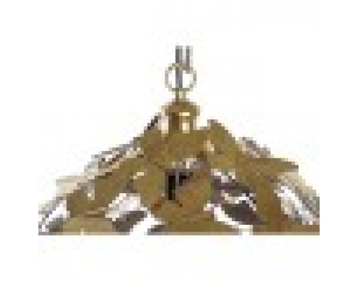Полилей DKD Home Decor Златен 220 V 50 W (42 x 42 x 49 cm)