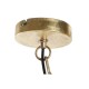 Полилей DKD Home Decor Златен 220 V 50 W (42 x 42 x 49 cm)