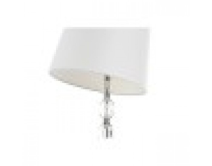 Лампион Home ESPRIT Бял Сребрист 50 W 220 V 35 x 35 x 150 cm (3 Части)