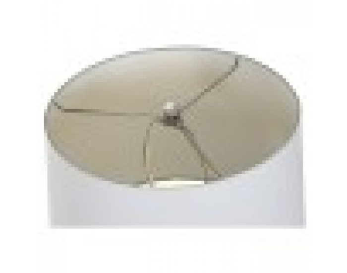 Лампион Home ESPRIT Бял Сребрист 50 W 220 V 35 x 35 x 150 cm (3 Части)