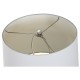 Лампион Home ESPRIT Бял Сребрист 50 W 220 V 35 x 35 x 150 cm (3 Части)
