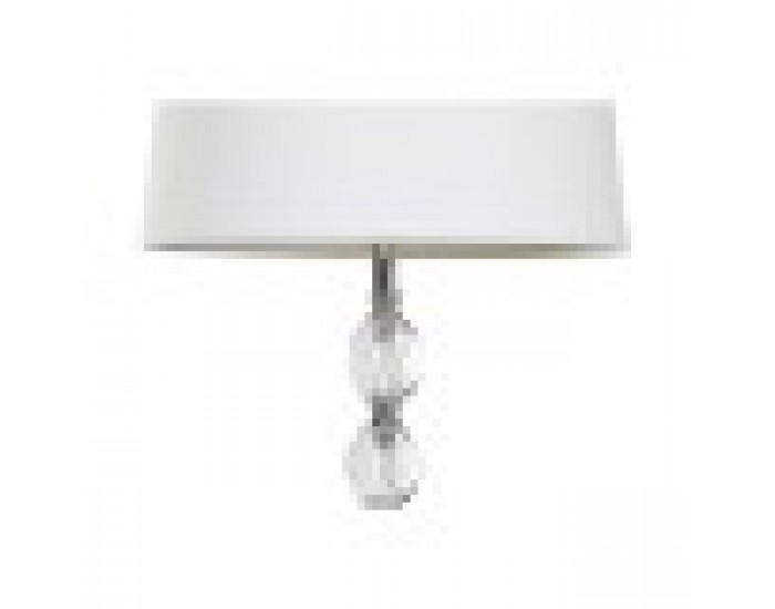 Лампион Home ESPRIT Бял Сребрист 50 W 220 V 35 x 35 x 150 cm (3 Части)