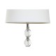 Лампион Home ESPRIT Бял Сребрист 50 W 220 V 35 x 35 x 150 cm (3 Части)