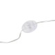 Лампион Home ESPRIT Бял Сребрист 50 W 220 V 35 x 35 x 150 cm (3 Части)