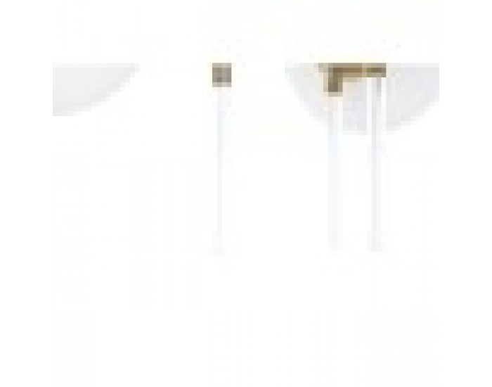 Полилей DKD Home Decor 64 x 64 x 64 cm Кристал Златен Метал Бял 50 W