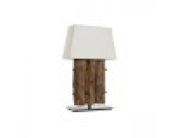 Настолна лампа Home ESPRIT Желязо тиково дърво 40 X 20 X 80 cm