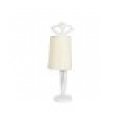 Лампион Home ESPRIT Бял Смола 50 W 220 V 46 x 41 x 137,5 cm - Home esprit