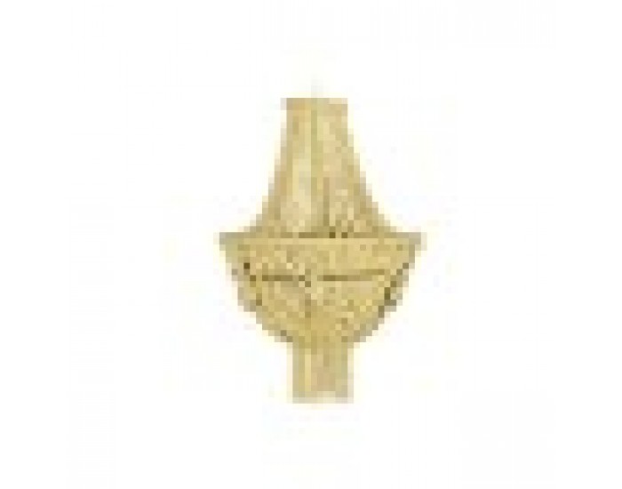 Полилей DKD Home Decor Метал Кафяв Жълт 40 W Дървен MDF (50 x 50 x 73 cm)