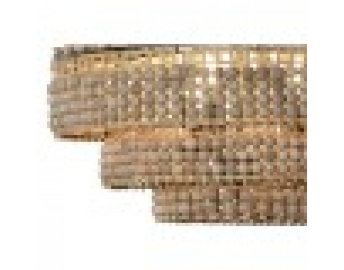 Полилей Home ESPRIT Кафяв Естествен Дървен Метал 56,5 x 56,5 x 144 cm