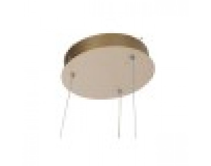 Полилей Home ESPRIT Бял Златен Силикон Алуминий 55 W 80 x 80 x 20 cm