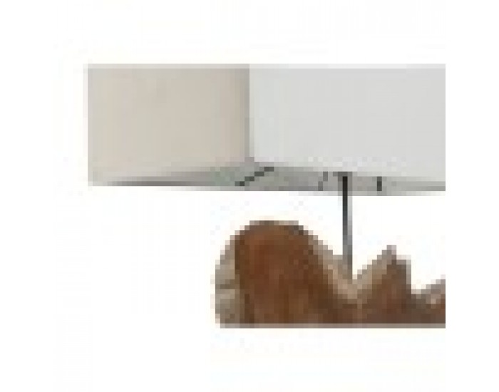 Настолна лампа Home ESPRIT Желязо тиково дърво 60 X 20 X 55 cm