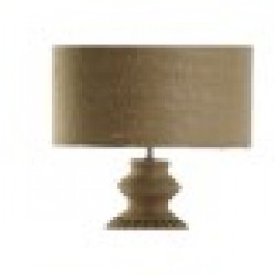 Настолна лампа Home ESPRIT Естествен Юта Дървен 50 W 220 V 44 X 44 X 91 cm - Corpuri de iluminat