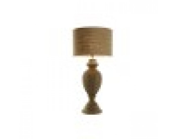 Настолна лампа Home ESPRIT Естествен Юта Дървен 50 W 220 V 44 X 44 X 91 cm