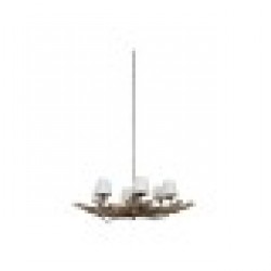 Полилей Home ESPRIT Желязо тиково дърво 130 X 130 X 35 cm - Corpuri de iluminat