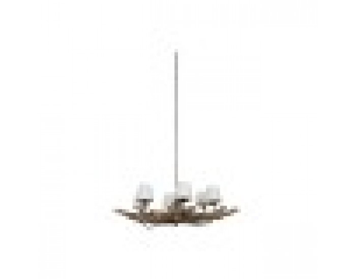 Полилей Home ESPRIT Желязо тиково дърво 130 X 130 X 35 cm