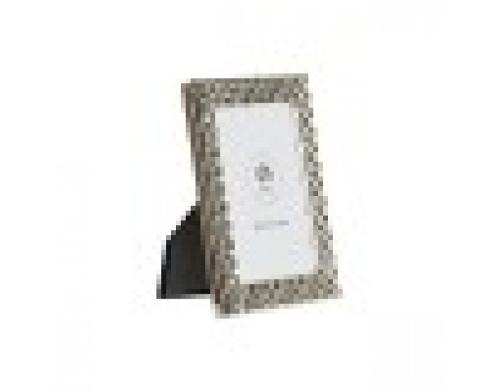 Рамка за снимки DKD Home Decor Сребрист Метал Shabby Chic (13,5 x 2 x 18,5 cm)