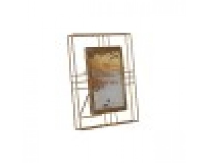 Рамка за снимки Home ESPRIT Златен Метал Кристал 17,5 x 2,5 x 22,5 cm (12 броя)
