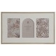 Рамка за снимки Home ESPRIT Бежов Кристал Дървен MDF Скандинавски 39 X 2 X 24 cm